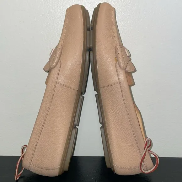 Anthropologie Calvin Klein Leta Leather Flats/Slip Ons.  Size 9.  Rubber Soles