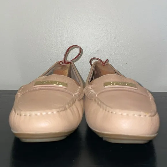 Anthropologie Calvin Klein Leta Leather Flats/Slip Ons.  Size 9.  Rubber Soles