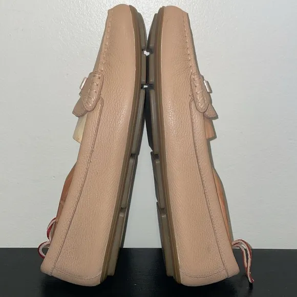 Anthropologie Calvin Klein Leta Leather Flats/Slip Ons.  Size 9.  Rubber Soles