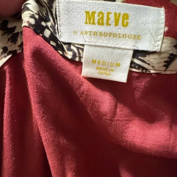 Anthropologie Maeve Hi-low Wrap Floral Skirt