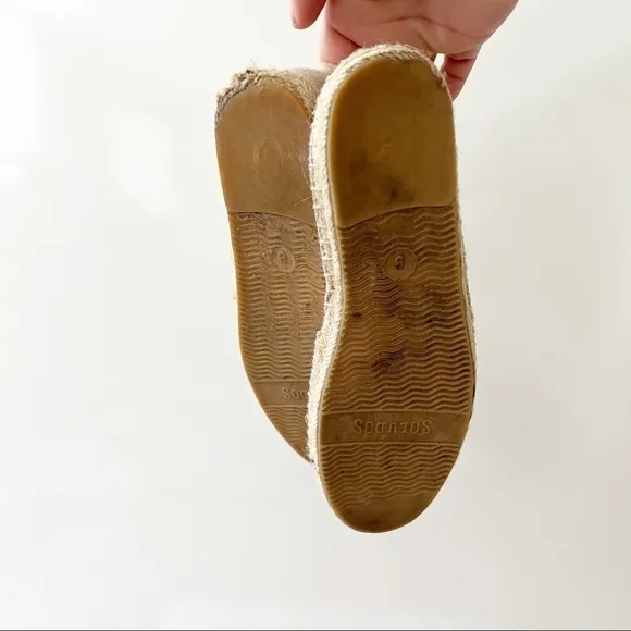 Anthropologie Soludos Dali Canvas Espadrille Slip Ons
