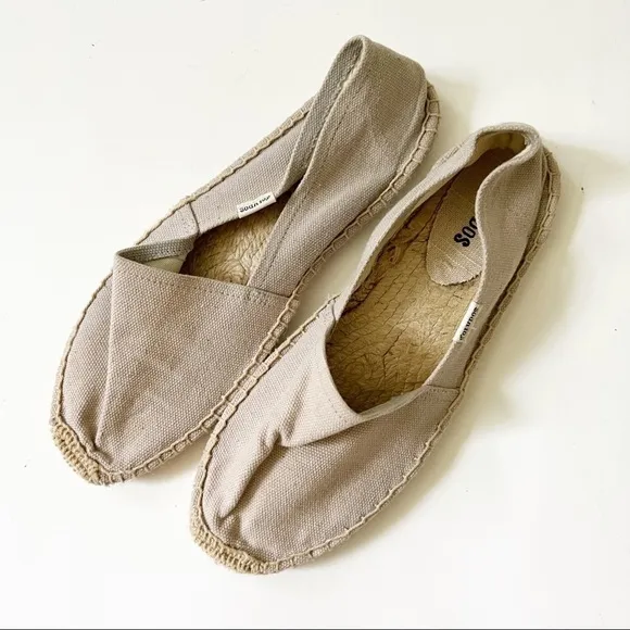 Anthropologie Soludos Dali Canvas Espadrille Slip Ons