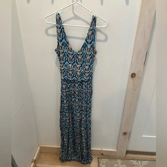 Anthropologie Vanessa Virginia Tidal Maxi Dress Size Small