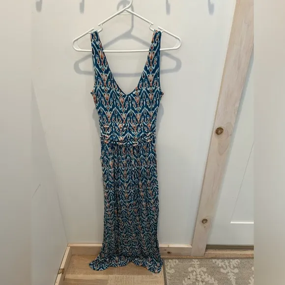 Anthropologie Vanessa Virginia Tidal Maxi Dress Size Small