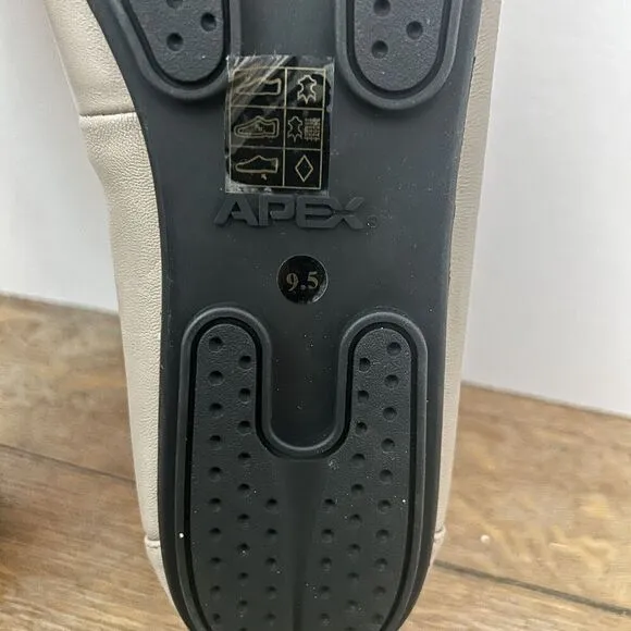 Apex Ballet Flats Comfort Taupe Beige Tan Size 9.5