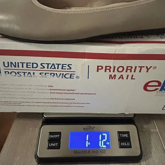 Apex Ballet Flats Comfort Taupe Beige Tan Size 9.5