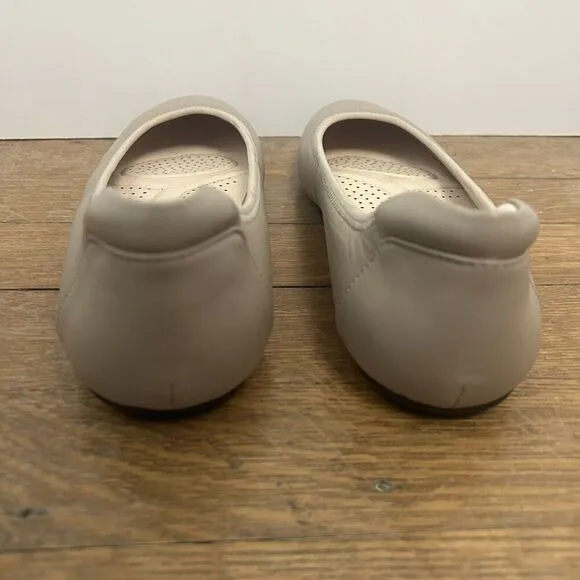 Apex Ballet Flats Comfort Taupe Beige Tan Size 9.5