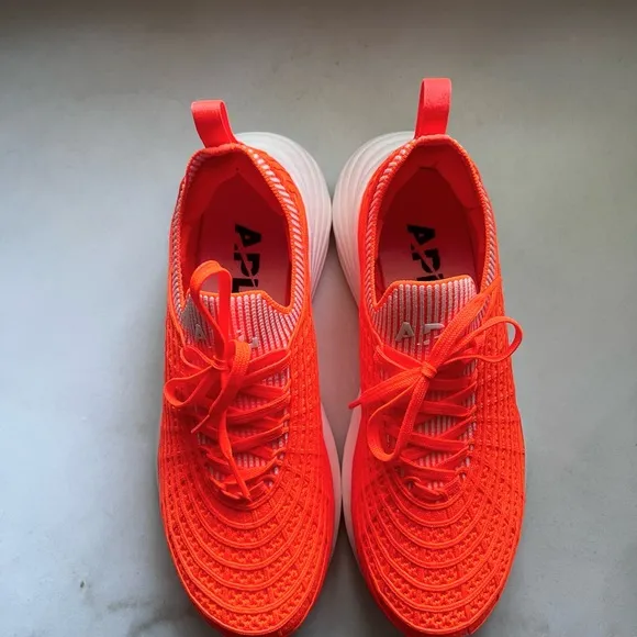 APL Techloom Zipline Sneakers in Orange