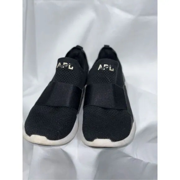 APL black and white slip on sneakers | Sz 8.5