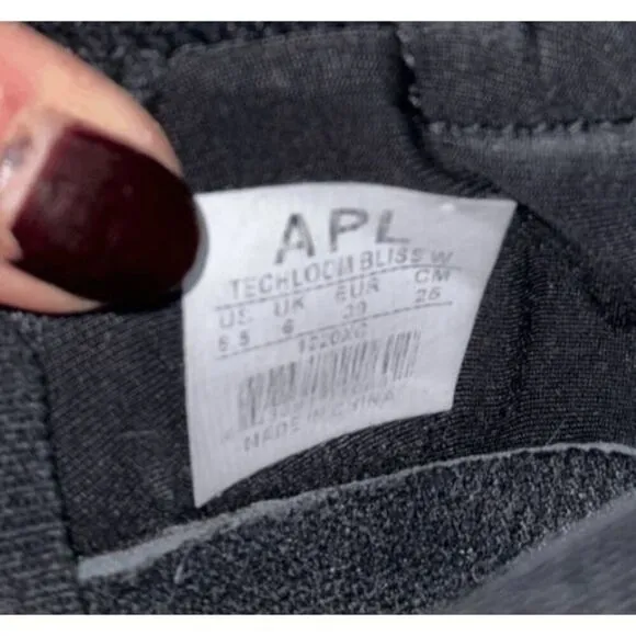 APL black and white slip on sneakers | Sz 8.5