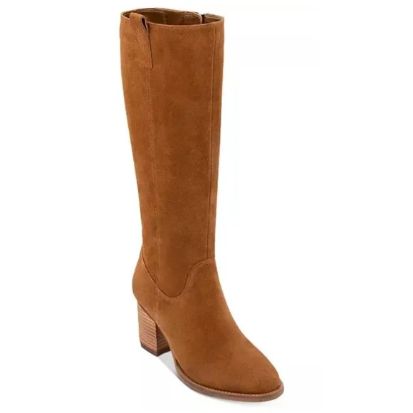 Aqua College Natalya Waterproof Boots Color Camel Suede Size 11M Style B6846 235
