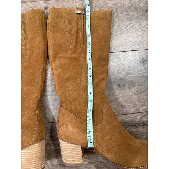 Aqua College Natalya Waterproof Boots Color Camel Suede Size 11M Style B6846 235