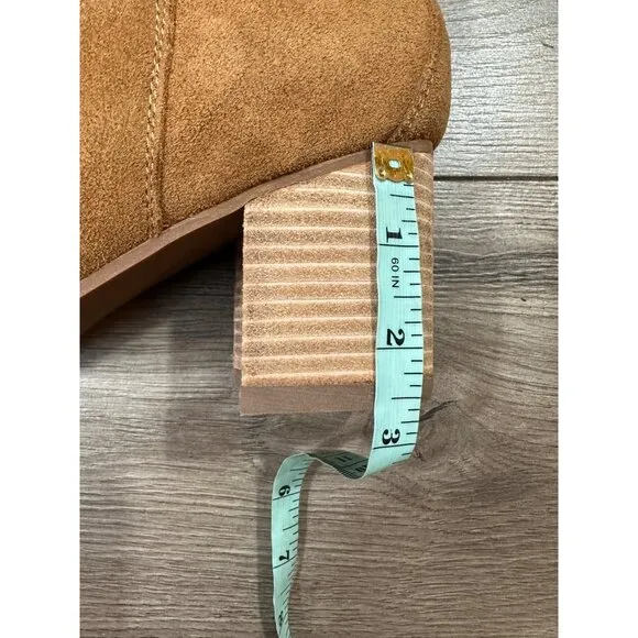 Aqua College Natalya Waterproof Boots Color Camel Suede Size 11M Style B6846 235