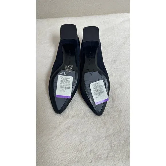 Aquatalia - Ballet Flats - Blue Suede Slip Ons - Comfort - Size 6.5
