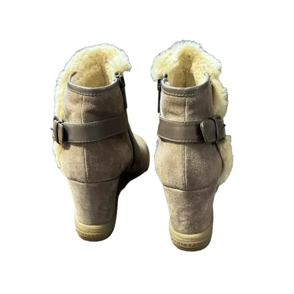 Aquatalia Carlotta Waterproof Women’s Suede Ankle Boots Size 9