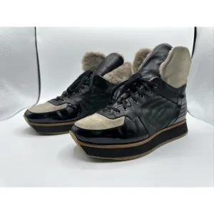 Aquatalia Jacinda Genuine Sheep Fur Lined Weatherproof Boots Women’s Size 7.5