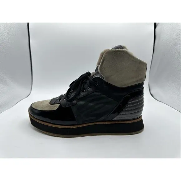 Aquatalia Jacinda Genuine Sheep Fur Lined Weatherproof Boots Women’s Size 7.5