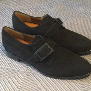 Aquatalia size 9.5 black suede loafers for women. NWT