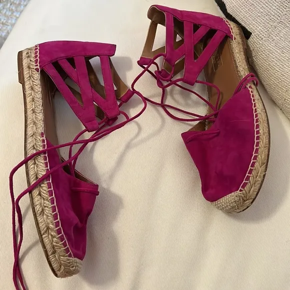 Aquazzura Belgravia Suede Espadrilles