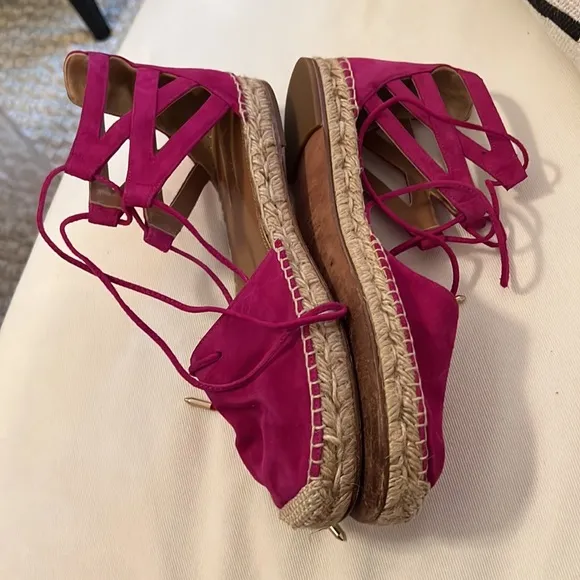 Aquazzura Belgravia Suede Espadrilles