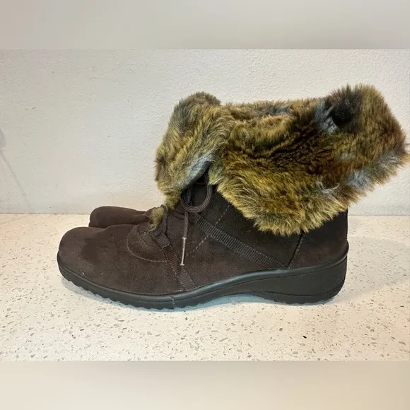 Ara Magaly Gore-Tex Waterproof Faux Fur Lined Booties US 9/ UK 6.5 *no insoles*