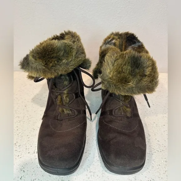 Ara Magaly Gore-Tex Waterproof Faux Fur Lined Booties US 9/ UK 6.5 *no insoles*