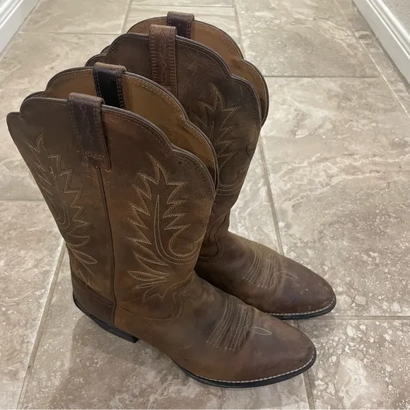 Ariat Heritage R-Toe Womens Western Cowboy Boots 8B