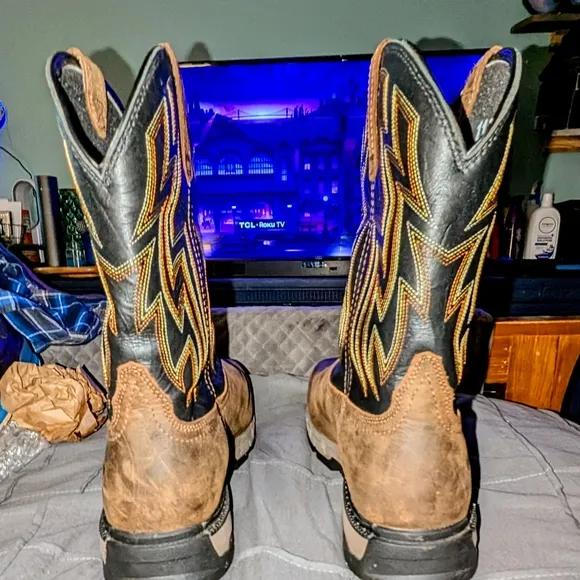 Ariat Men's Brown and Black Western Boots