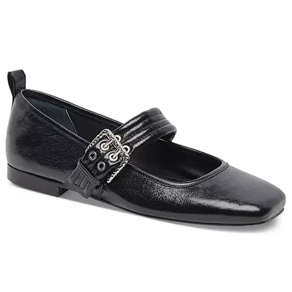 Arora Buckled Mary Jane flats patent leather size 6.5