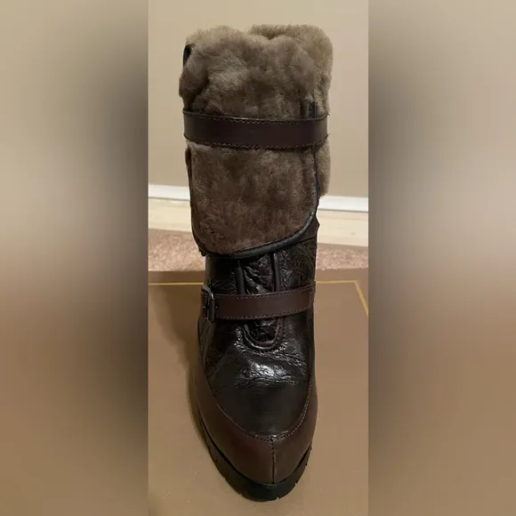 ASH ITALIA ENIGMA FUR BOOTS NEW IN BOXSIZE 10/40