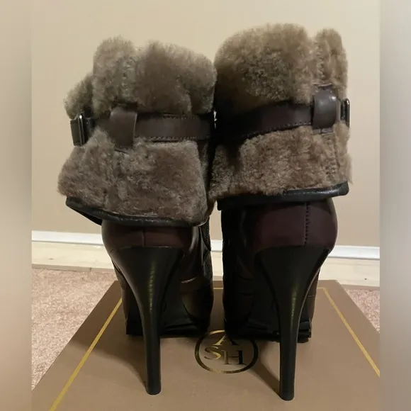 ASH ITALIA ENIGMA FUR BOOTS NEW IN BOXSIZE 10/40