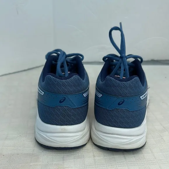 Asics Blue and Pink Sneakers with Breathable Mesh