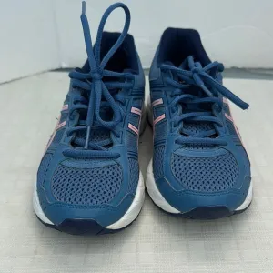 Asics Blue and Pink Sneakers with Breathable Mesh