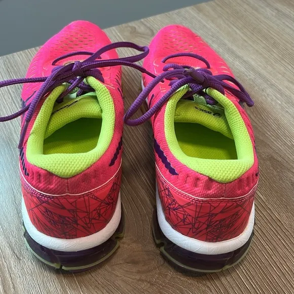 ASICS Girls Pink, Purple, Lime Sneakers