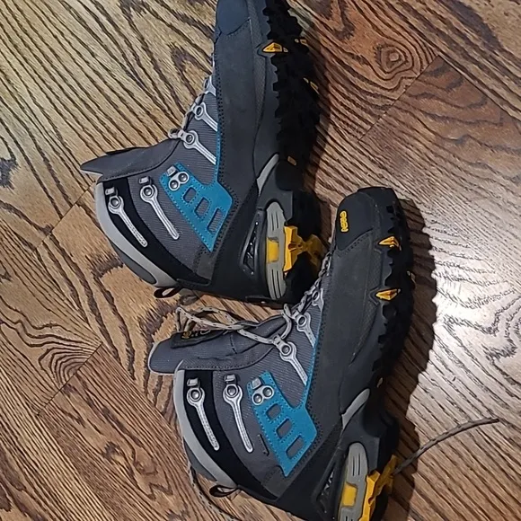 Asolo GTX Women's Gray and Blue Hiking Boots