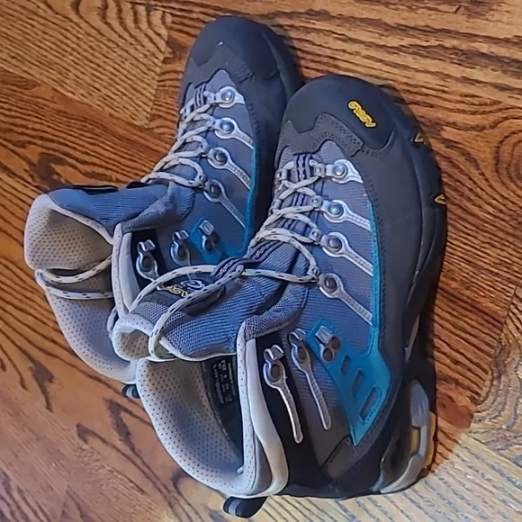 Asolo GTX Women's Gray and Blue Hiking Boots