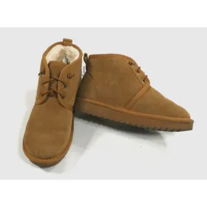 Aspen Suede Lace Up Fur Lined Ankle Boots Womens Size 7