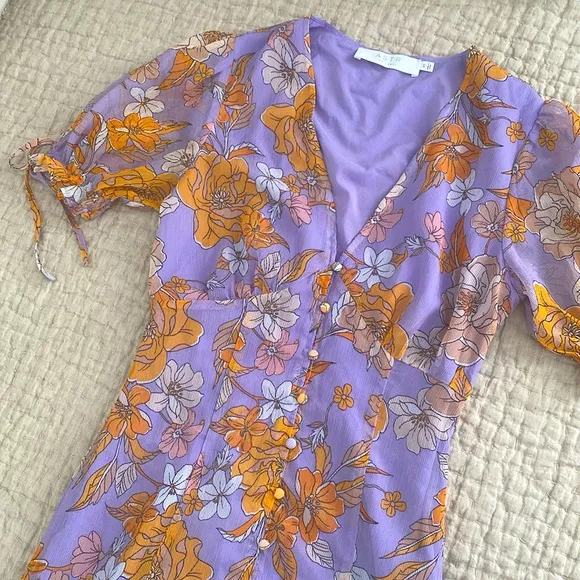 ASTR the label Chandler floral dress XS