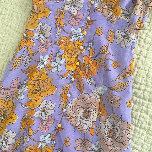 ASTR the label Chandler floral dress XS