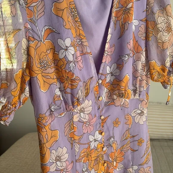 ASTR the label Chandler floral dress XS