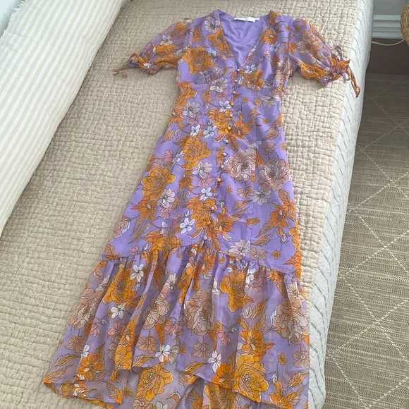 ASTR the label Chandler floral dress XS