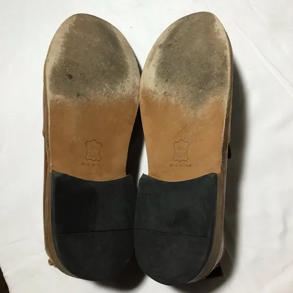 Astroflex Patnoflex mens tan Italian leather loafers size 45 (US 12) comfort