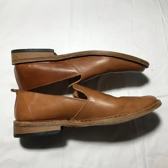 Astroflex Patnoflex mens tan Italian leather loafers size 45 (US 12) comfort