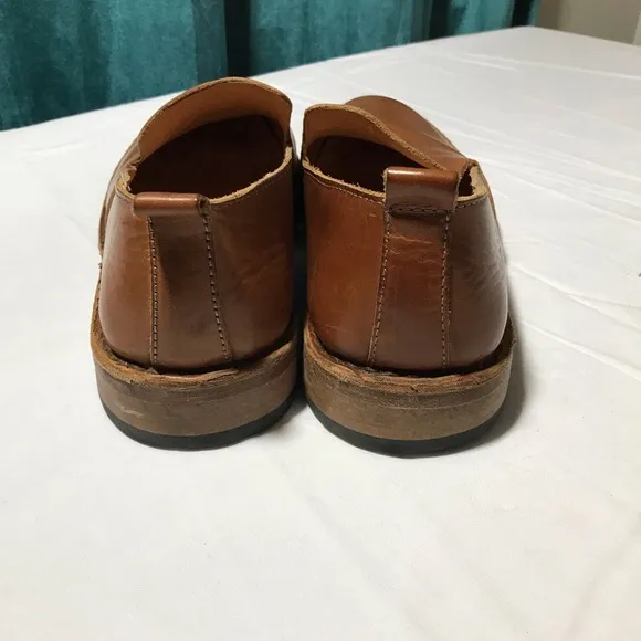 Astroflex Patnoflex mens tan Italian leather loafers size 45 (US 12) comfort