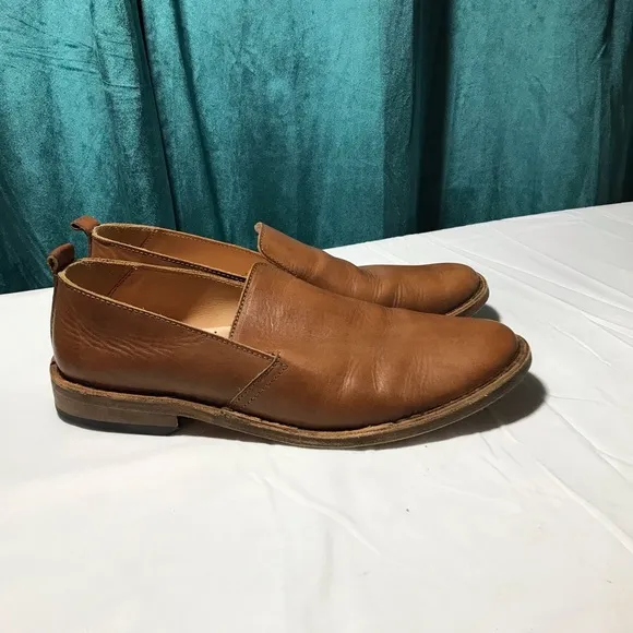 Astroflex Patnoflex mens tan Italian leather loafers size 45 (US 12) comfort
