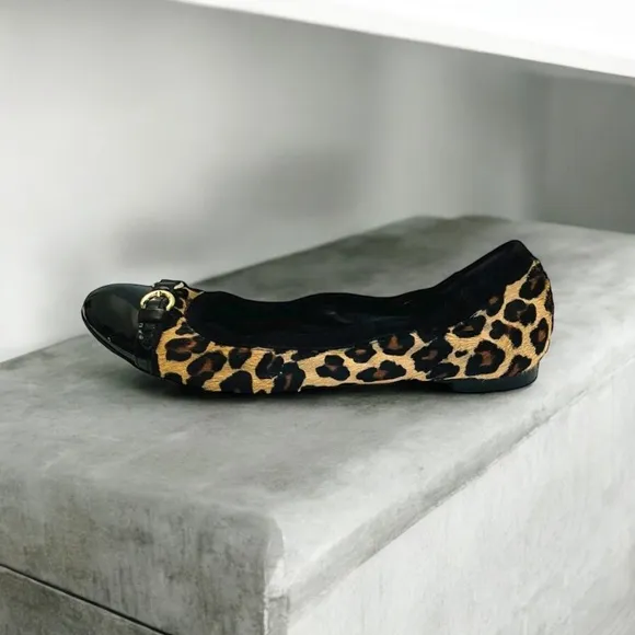 ATTILIO GIUSTI LEOMBRUNI AGL Leopard Flats Size 38