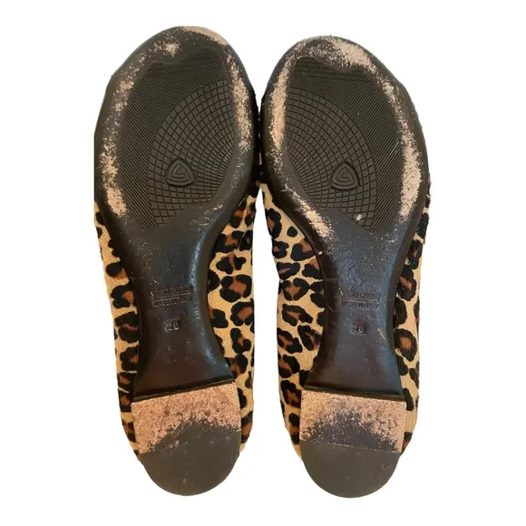ATTILIO GIUSTI LEOMBRUNI AGL Leopard Flats Size 38