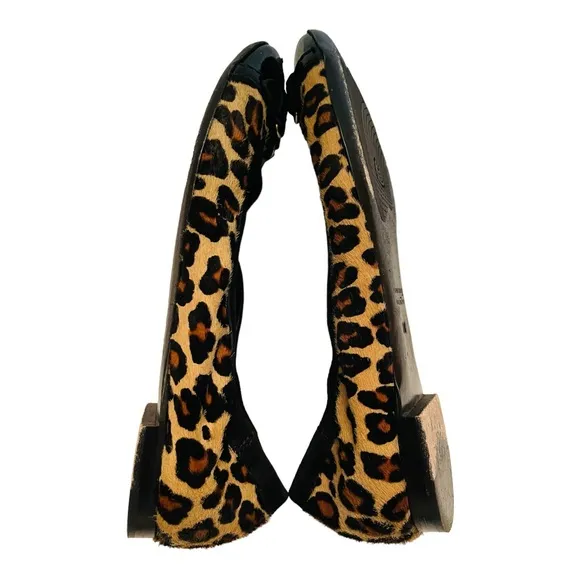 ATTILIO GIUSTI LEOMBRUNI AGL Leopard Flats Size 38