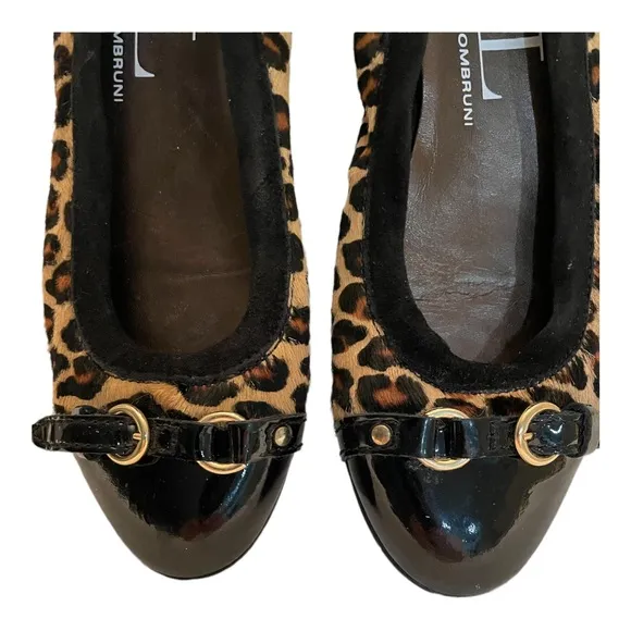 ATTILIO GIUSTI LEOMBRUNI AGL Leopard Flats Size 38