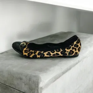 ATTILIO GIUSTI LEOMBRUNI AGL Leopard Flats Size 38